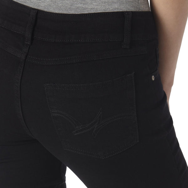 LADIES WRANGLER BLACK DENIM JEANS