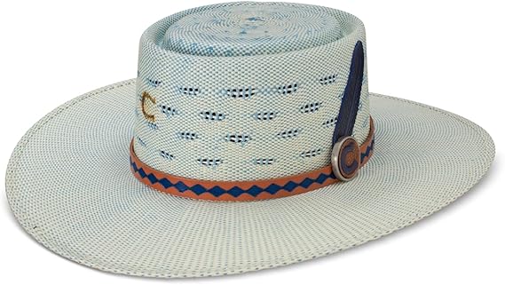 CHARLIE 1 HORSE BLUE ROAN STRAW HAT