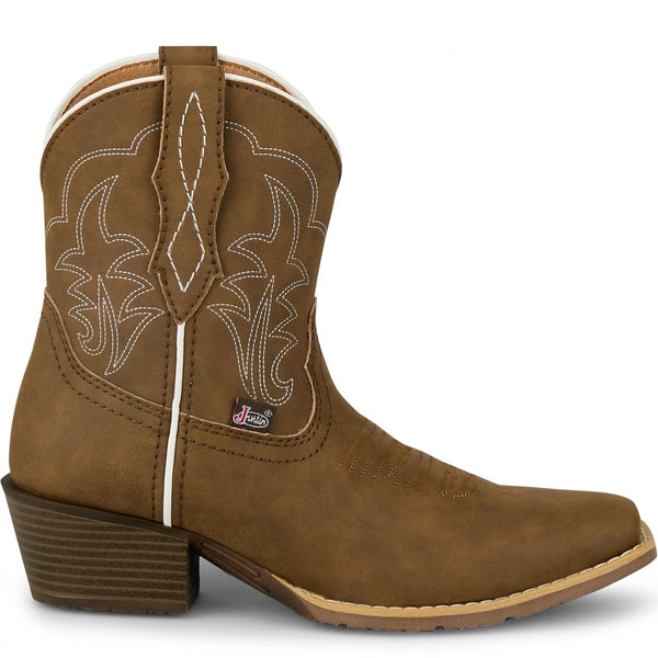 JUSTIN LADIES DEE SQ TOE BOOTS