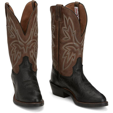 MENS TONY LAMA FERNANDO BLACK COWHIDE BOOTS