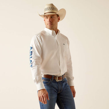 MENS TEAM LOGO TWILL CLASSIC LS SHIRT