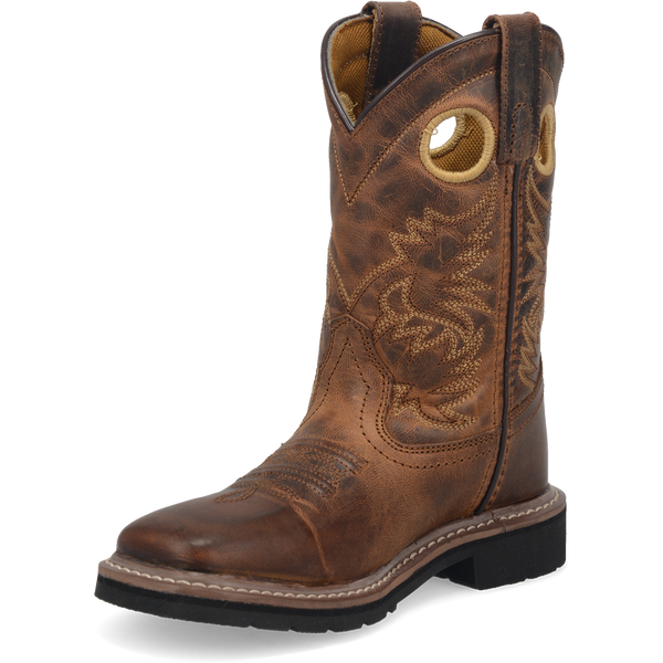 YOUTH BROWN AMARILLO BOOT