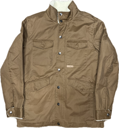 MENS OIL SKIN CANVAS POWDER RIVER JACKET