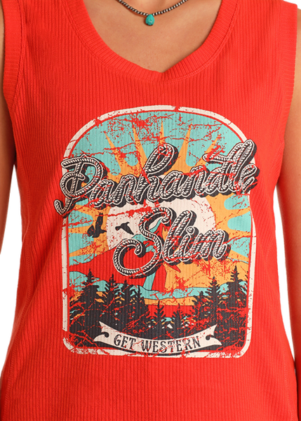 JUNIORS GRAPHIC PRINCESS SEAM TANK