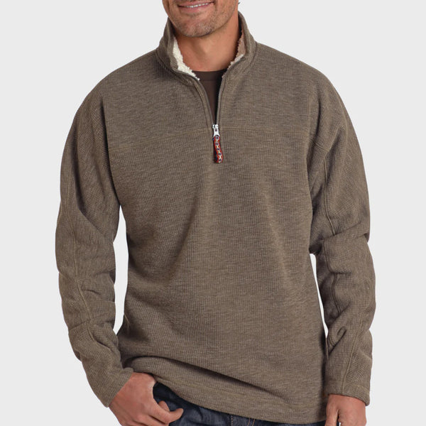 MENS POWDER RIVER 1/4 ZIP BERBER PULLOVER