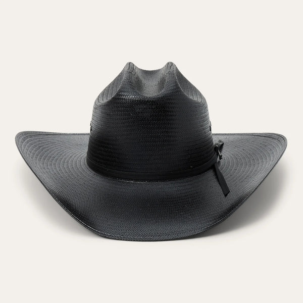STETSON COAL MINE BLACK STRAW HAT