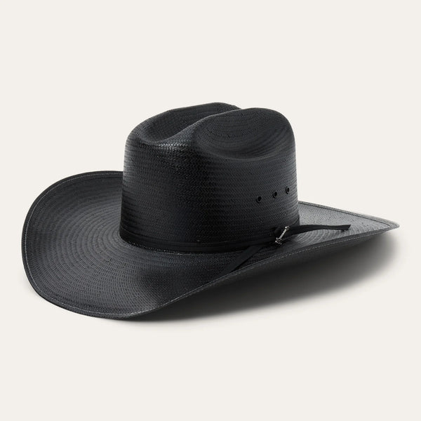 STETSON COAL MINE BLACK STRAW HAT