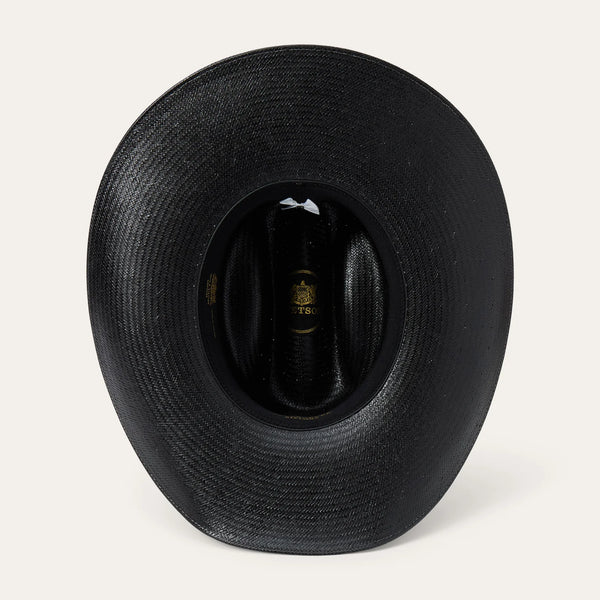 STETSON COAL MINE BLACK STRAW HAT