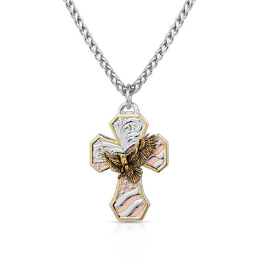 High Praise American Made Cross Necklace