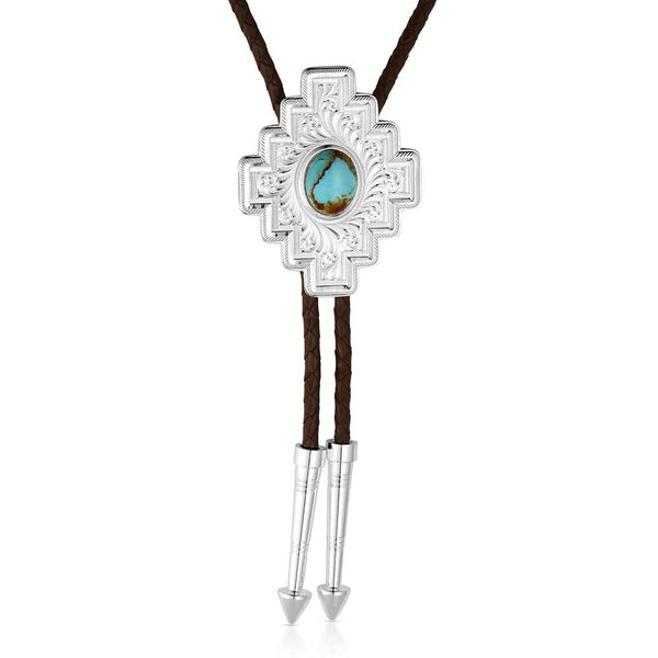 Santa Fe Turquoise Bolo Tie