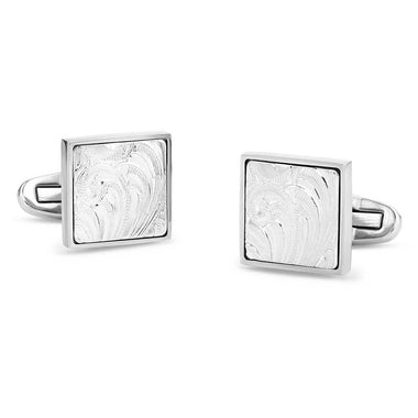 Mens Classic Engraved Cuff Links