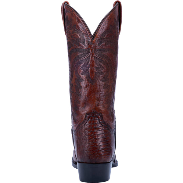 MENS WINSTON TEJU LIZARD TAN BOOTS
