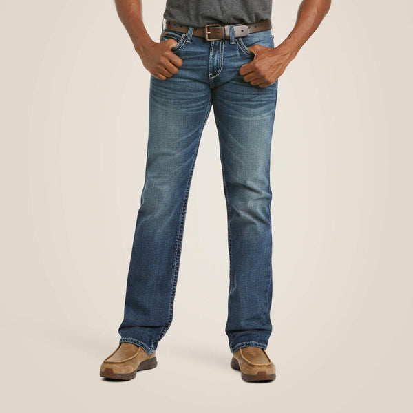 MENS ARIAT M7 SLIM FIT STRAIGHT LEG DENIM JEANS COLTRANE