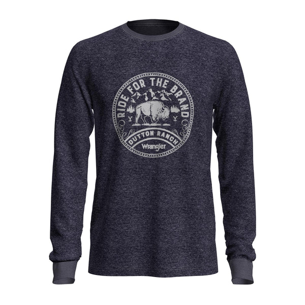 WRANGLER MENS LS YELLOWSTONE TEE