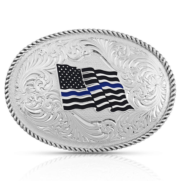 Thin Blue Line Buckle