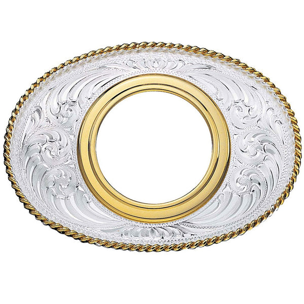 Coin Holder Western Belt Buckle without Coin