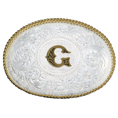 Two Tone Initial G Buckle