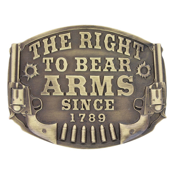 Heritage Attitude Right to Bear Arms Buckle