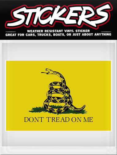 DON'T TREAD ON ME STICKER