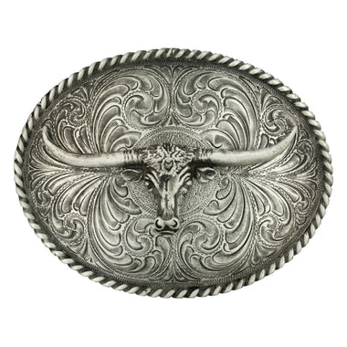 Attitude Oval Longhorn Attitude Buckle