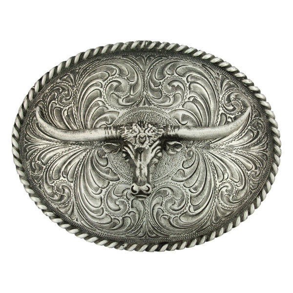 Attitude Oval Longhorn Attitude Buckle
