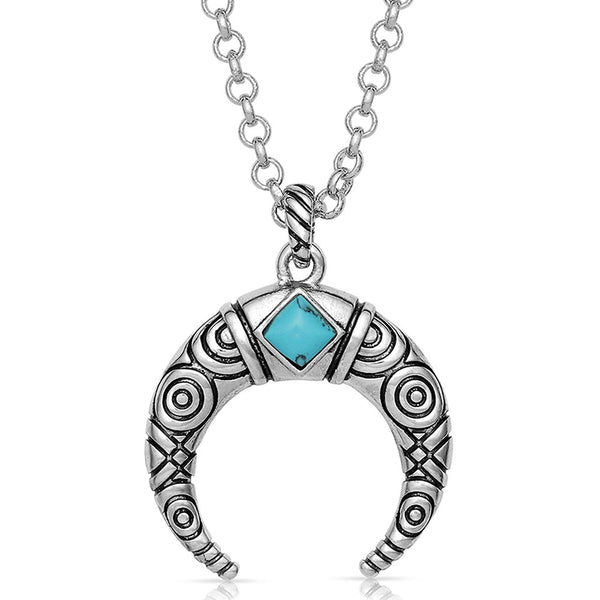 Eye Crescent Necklace