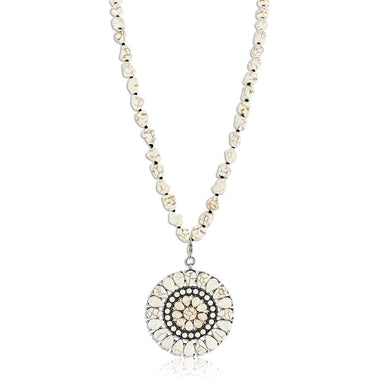 Silver Dollar Attitude Necklace