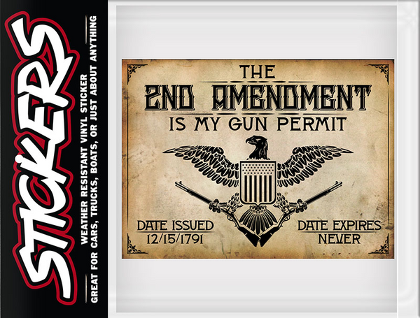 2ND AMENDMENT STICKER
