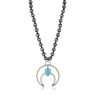 Crescent Silver Necklace