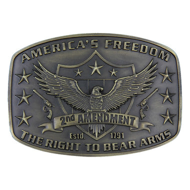 Attitude 2nd Amendment Heritage Buckle