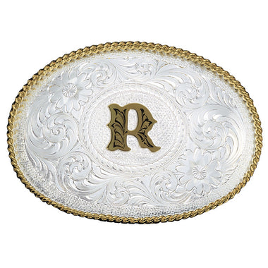 Two Tone Initial R Buckle