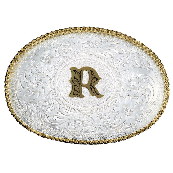 Two Tone Initial R Buckle