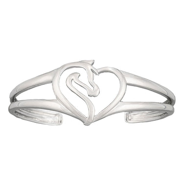 Horse Heart Cuff Bracelet