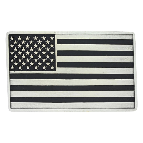 Attitude Antiqued American Flag Buckle