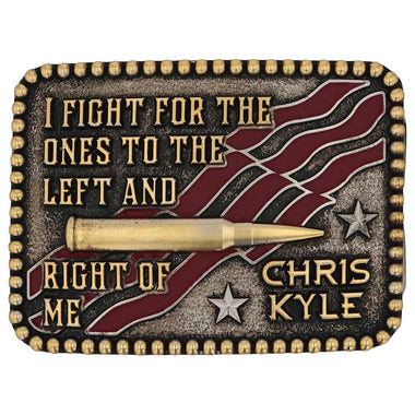 CHRIS KYLE-LEFT & RIGHT OF ME BUCKLE