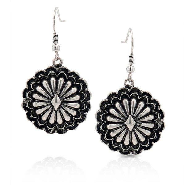 Full Bloom Concho Attitude Earrings
