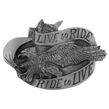 LIVE TO RIDE EAGLE PEWTER
