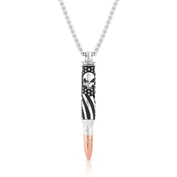 I'll Cover You Sniper Bullet Necklace