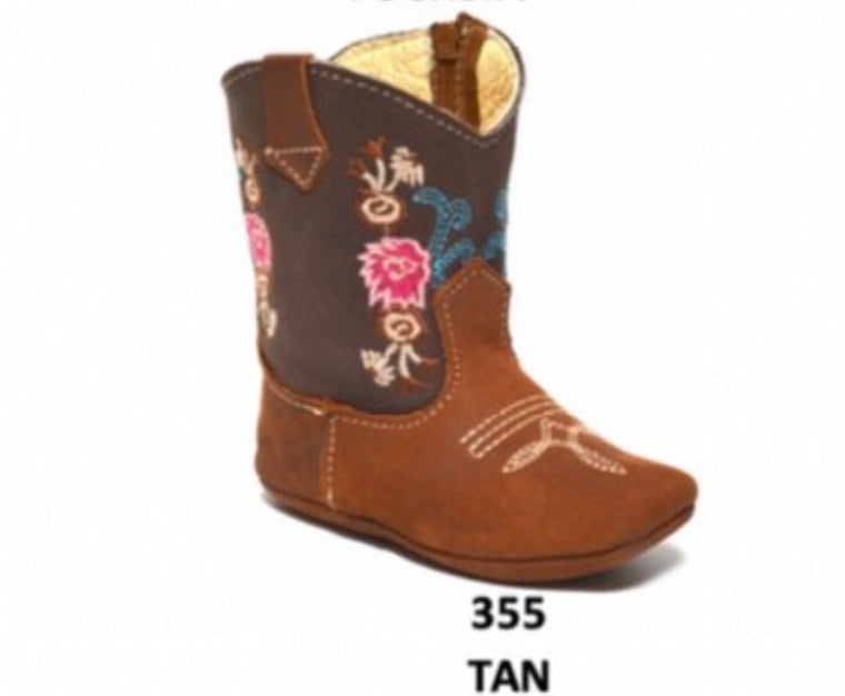 Bottines Cowboy Marron Pour Fille Granimals - Pointure US 6 - Occasion Très Bon état