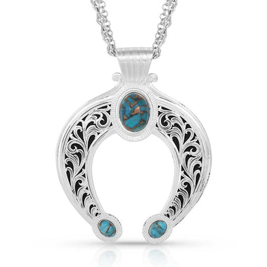 ROMANCING THE STONE SQUASH BLOSSOM NECKLACE