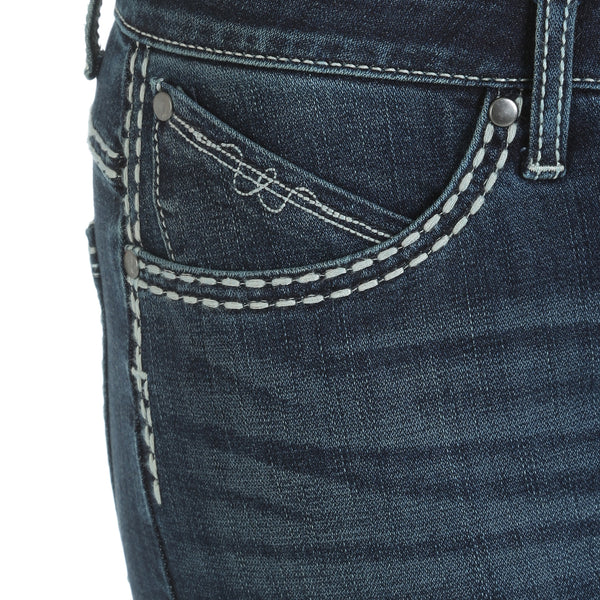 WOMENS SHILOH RIDING JEANS MED WASH