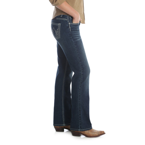 WOMENS SHILOH RIDING JEANS MED WASH