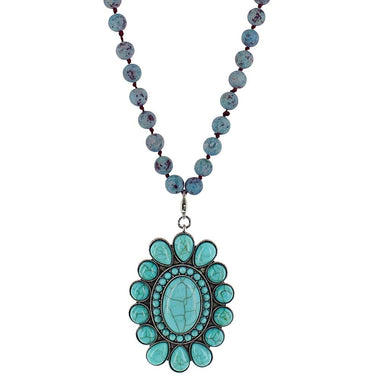 Revolving Turquoise Attitude Necklace