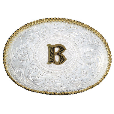 Two Tone Initial B Buckle