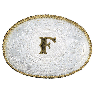 Two Tone Initial F Buckle