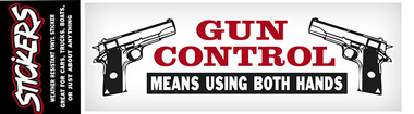 GUN CONTROL STICKER