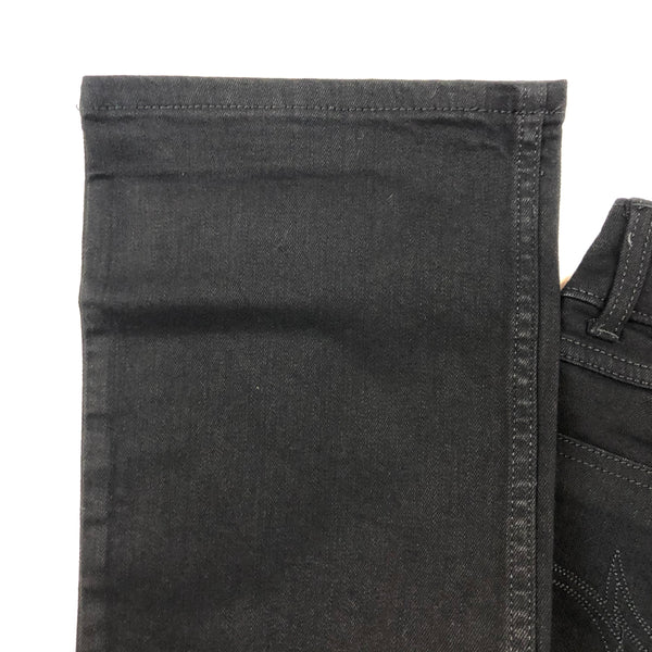 LADIES WRANGLER BLACK DENIM JEANS