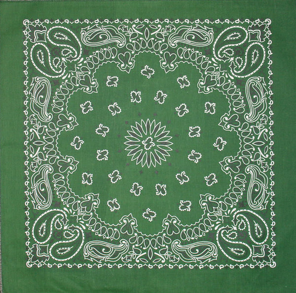PAISLEY BANDANNA 22x22