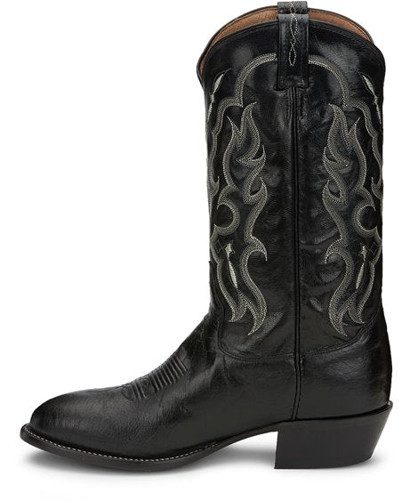 MENS BONHAM BLACK SMOOTH OST SKIN BOOT