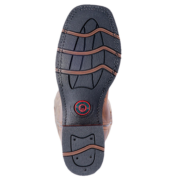 LADIES ANITA TAN DISTRESSED BS TOE